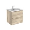 Mueble de ba&ntilde;o 2 cajones con lavabo cer&aacute;mico Urban Royo