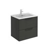 Mueble de ba&ntilde;o 2 cajones con lavabo cer&aacute;mico Urban Royo