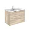 Mueble de ba&ntilde;o 2 cajones con lavabo cer&aacute;mico Urban Royo
