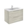 Mueble de ba&ntilde;o 2 cajones con lavabo cer&aacute;mico Urban Royo