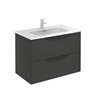 Mueble de ba&ntilde;o 2 cajones con lavabo cer&aacute;mico Urban Royo