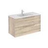 Mueble de ba&ntilde;o 2 cajones con lavabo cer&aacute;mico Urban Royo