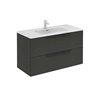Mueble de ba&ntilde;o 2 cajones con lavabo cer&aacute;mico Urban Royo