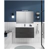 Mueble de ba&ntilde;o 2 cajones con lavabo cer&aacute;mico Urban Royo