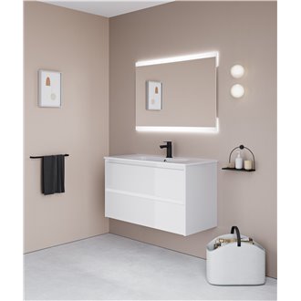Mueble de ba&ntilde;o 2 cajones con lavabo cer&aacute;mico Alfa Royo