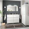 Mueble doble 120cm Blanco SALGAR ARENYS