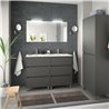 Mueble doble 120cm Gris SALGAR ARENYS
