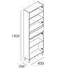 Mueble doble 120cm Gris SALGAR ARENYS