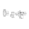 Inodoro Rimless de tanque alto Inspira Square Roca