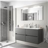 Mueble doble 120cm Gris mate Noja Salgar