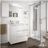 Mueble 85,5cm Blanco Brillo izquierda SALGAR ARENYS