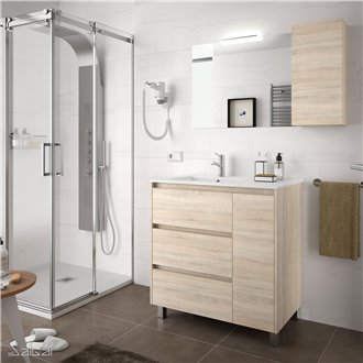 Mueble 85,5cm Roble Caledonia 3 cajones SALGAR ARENYS
