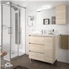 Mueble 85,5cm Roble Caledonia 3 cajones SALGAR ARENYS