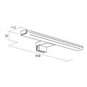 Mueble 25+60+25 cm 2 cajones SALGAR FUSSION LINE