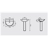 Lavabo Slim P3
