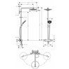 Columna de ducha 2jet Raindance Select S 240 Hansgrohe