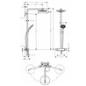 Columna de ducha Raindance Select S 240 2jet Hansgrohe
