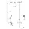 Columna para ba&ntilde;era cromo Raindance E Hansgrohe