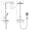 Columna de ducha Eco Raindance E Hansgrohe