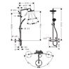 Columna para ducha Raindance S Eco Hansgrohe