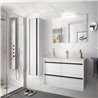 Mueble 80 cm Blanco 2 cajones ATTILA SALGAR