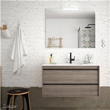 Mueble 100 cm Roble Eternity 2 cajones ATTILA SALGAR