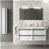 Mueble doble 120cm Blanco ATTILA SALGAR 