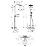 Columna para ba&ntilde;era Croma Select S Hansgrohe