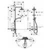 Columna de ducha Croma Select S Eco Hansgrohe
