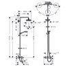 Columna de ba&ntilde;era Croma Select S Hansgrohe