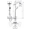 Columna para ducha Eco Croma E Hansgrohe