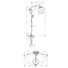 Columna para ducha Croma Hansgrohe
