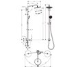 Columna para ducha Croma 220 Hansgrohe
