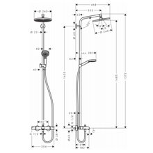 Columna para ducha Crometta S Hansgrohe