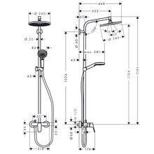Columna de ducha Crometta S Hansgrohe