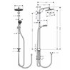 Columna de ducha Eco Crometta S Hansgrohe