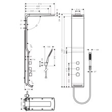 Columna para ducha Raindence 180 Hansgrohe