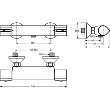 Grifo de ducha termostática Active Ideal Standard