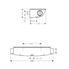 Grifo termostático para ducha Reno Ecostat Select Hansgrohe