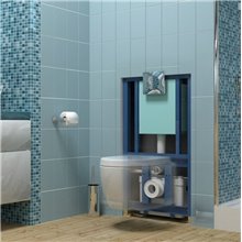 Cisterna con triturador Saniwall Pro SFA