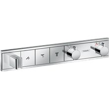 Grifo termostático triple función cromo RainSelect Hansgrohe