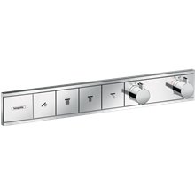 Grifo termostático con cuatro funciones cromo RainSelect Hansgrohe