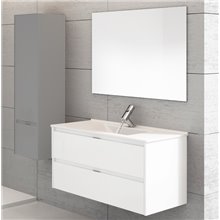 Mueble con lavabo Blanco brillo Ibiza 60 TEGLER
