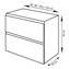 Mueble con lavabo Blanco brillo Ibiza 100 TEGLER