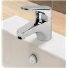 Grifo de lavabo monomando con v&aacute;lvula SIMPLE-RAPID Pol TRES