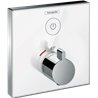 Grifo termost&aacute;tico con una funci&oacute;n blanco ShowerSelect Glass Hansgrohe