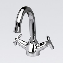 Grifo monoblock lavabo de caño alto Marin