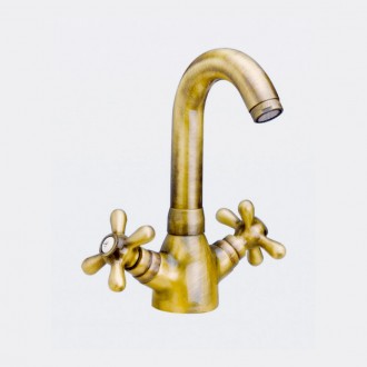 Grifo monoblock lavabo ca&ntilde;o alto Pinta