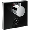 Grifo termost&aacute;tico gran caudal negro ShowerSelect Glass Hansgrohe