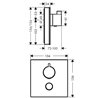 Grifo termost&aacute;tico con una funci&oacute;n blanco ShowerSelect Hansgrohe